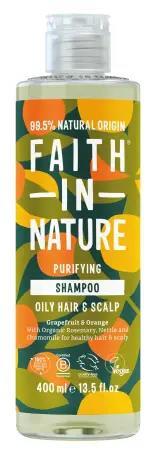 Шампунь Faith In Nature натуральный с грейпфрутом и апельсином, 400 мл