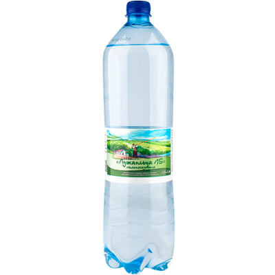 Вода мінеральна Лужанська 15 сильногазована, 1,5 л