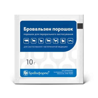 Бровальзен (ДЛЯ ЖИВОТНЫХ) антигельминтик, 10 г