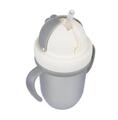 Кружка Canpol babies Matte Pastels с силиконовой трубочкой серая, 210 мл