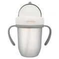 Кружка Canpol babies Matte Pastels з силіконовою трубочкою сіра, 210 мл