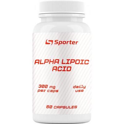 Альфа-липоевая кислота Sporter Alpha Lipoic Acid 300 мг, 60 капсул