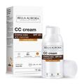 Набір Bella Aurora Крем Bella Aurora CC від пігментних плям SPF50+ світлий відтінок 30мл + косметичка