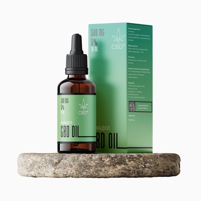 Каннабидиол Масло CBD МСТ 5%, 10 мл