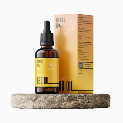 Каннабидиол Масло CBD МСТ 10%, 10 мл