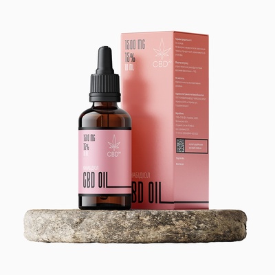 Каннабидиол Масло CBD МСТ 15%, 10 мл