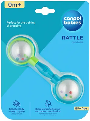 Брязкальце Canpol babies 2/606_blu Штанга синя
