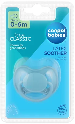 Пустушка латексна Canpol Babies Nude 23/223_ua кругла 0-6 місяців, 1 шт