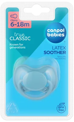 Пустушка латексна Canpol Babies Nude 23/224_ua кругла 6-18 місяців, 1 шт