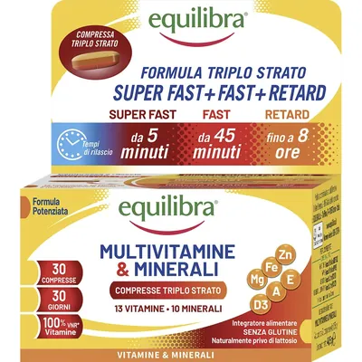 Мультивітаміни та мінерали Equilibra таблетки №30