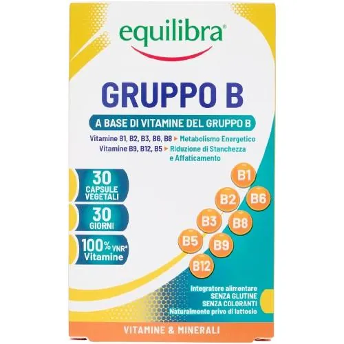 Комплекс Equilibra з 8-ма вітамінами групи B капсули №30