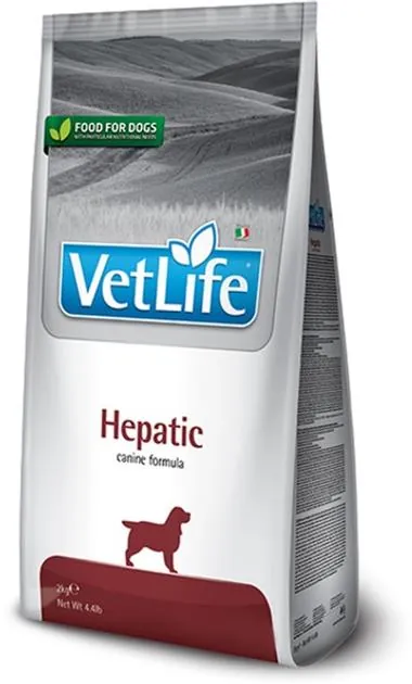 Корм сухий Farmina Vet Life Hepatic для собак при хронічній печінковій недостатності, 2 кг