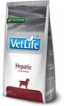 Корм сухой Farmina Vet Life Hepatic для собак при хронической печеночной недостаточности, 2 кг