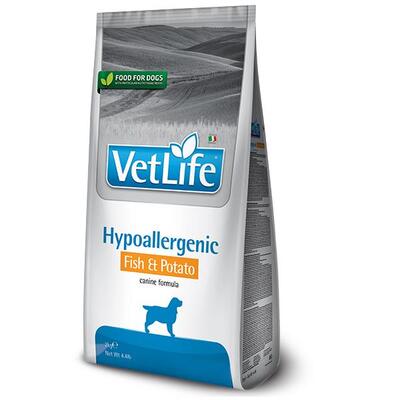 Корм сухой Farmina Vet Life Hypoallergenic Fish & Potato для собак при пищевой аллергии, 2 кг