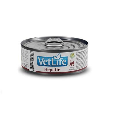 Корм вологий Farmina Vet Life Hepatic для котів при хронічній печінковій недостатності, 85 г
