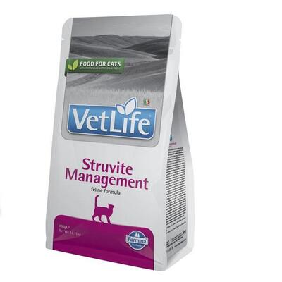 Корм сухой Farmina Vet Life Management Struvite для кошек для лечения и профилактики рецидивов струвитных уролитов, 400 г