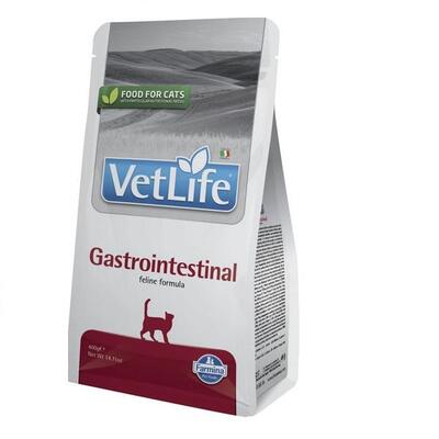 Корм сухой Farmina Vet Life Gastrointestinal для кошек при заболевании ЖКТ, 400 г