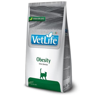 Корм сухой Farmina Vet Life Obesity для кошек для снижения лишнего веса, 2 кг