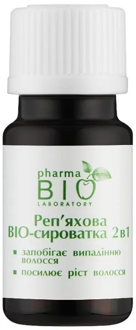 Сироватка для волосся Pharma Bio Laboratory реп'яхова 2в1 проти випадіння, 7 шт х 10 мл