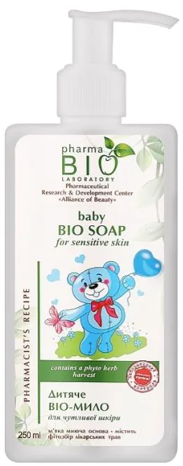 Дитяче БІО-мило Pharma Bio Laboratory для чутливої шкіри, 250 мл