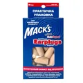 Беруші вкладки вушні MACK`S Safe Sound Ultra Earplugs 32 захист від шуму до 32 дБ, бежеві, 30 пар