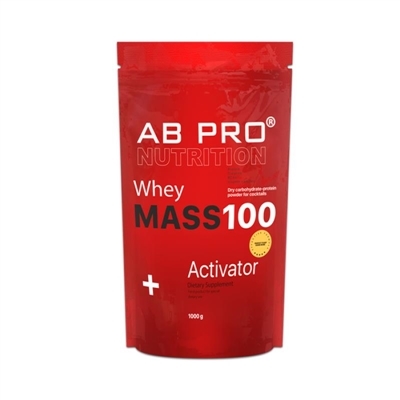 Гейнер AB PRO MASS 100 Whey Activator, ваниль, 1000 г