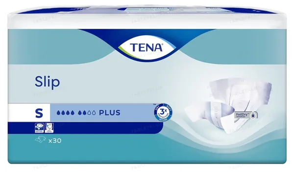 Підгузки для дорослих Tena Slip Plus, розмір S (Small), 30 штук