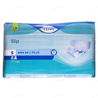 Підгузки для дорослих Tena Slip Plus, розмір S (Small), 30 штук