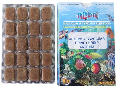 Корм для акваріумних риб Neon Артемія доросла, заморожений, 100 мл