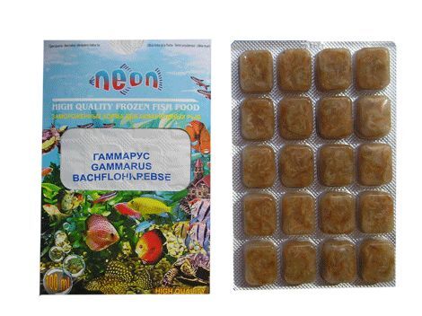 Корм для акваріумних риб Neon Гаммарус, заморожений, 100 мл
