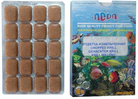 Корм для аквариумных рыб Neon Креветка беспанцирная замороженный, 100 мл