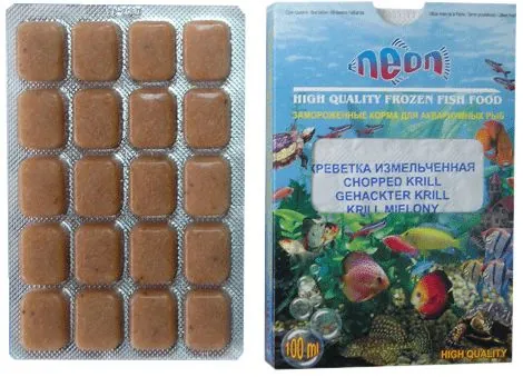 Корм для акваріумних риб Neon Креветка безпанцирна заморожений, 100 мл