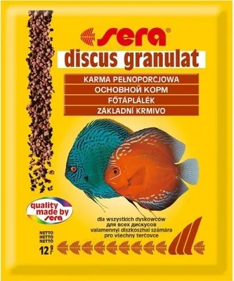 Корм для акваріумних риб Sera Discus granules для дискусів, гранули, 12 г