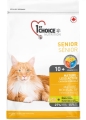 Корм сухой для пожилых котов 1st Choice Senior со вкусом курицы, 5.44 кг