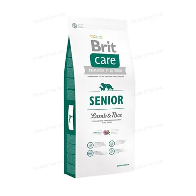 Корм сухий для літніх собак всіх порід Brit Care Senior All Breed Lamb & Rice, 3 кг
