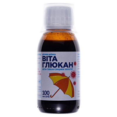 Вітаглюкан сироп по 100 мл у флак.