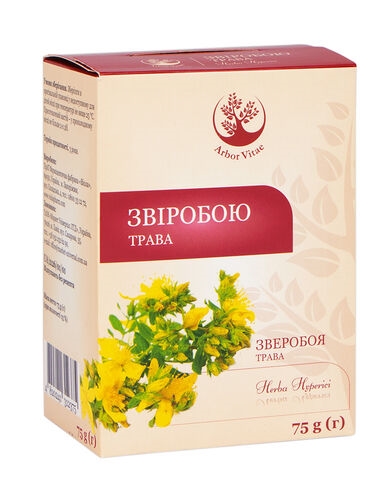 Зверобоя трава по 75 г в пач. с внут. пак.