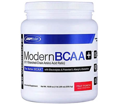 Аминокислота USPlabs Modern BCAA+ Fruit punch, 535 г