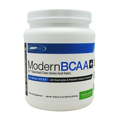 Аминокислота USPlabs Modern BCAA+ Green apple, 535 г