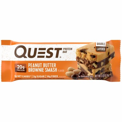 Батончик протеиновый Quest Bar 60 г 1/12 Peanut butter brownie smash