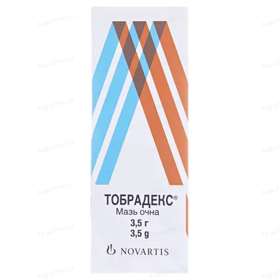 Тобрадекс мазь оч. по 3.5 г у тубах