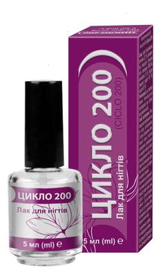 Цикло 200 лак для нігтів по 5 г у флак.
