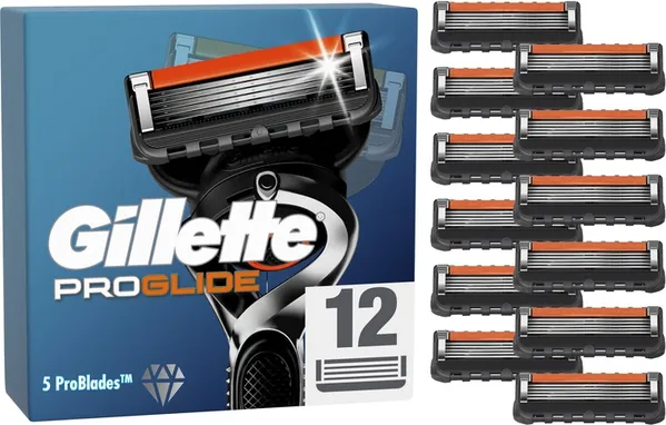 Картриджі змінні для гоління Gillette Fusion 5 ProGlide, 12 шт