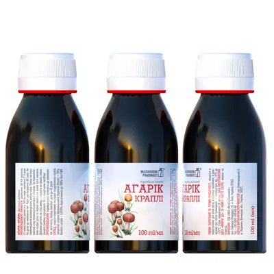 Гриб Агарік Mushroom Pharmacy Agaric краплі по 100 мл у флак.