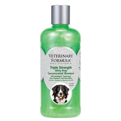 Шампунь для собак и кошек Veterinary Formula Triple Strength Тройная Сила грязеотталкивающий, 503 мл