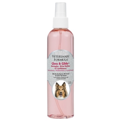 Кондиционер для собак и кошек Veterinary Formula Gloss & Glide от колтунов, антистатик, 236 мл
