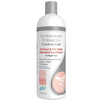 Кондиционер для собак и кошек Veterinary Formula Hot Spot&itch Relief Medicated антиаллергенный, 473 мл