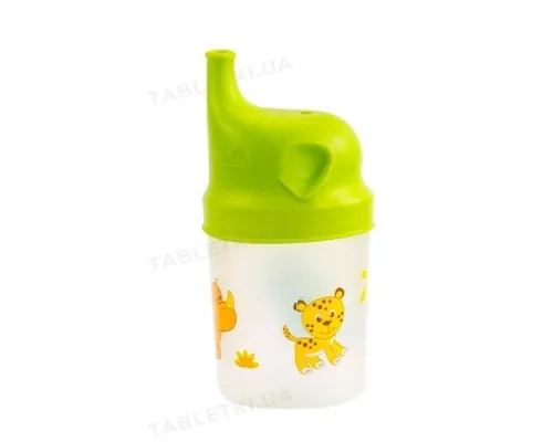 Стакан-поїльник Baby Team 5008 з силіконовою насадкою, від 6 місяців, 200 мл
