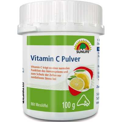 Витамины Sunlife Vitamin C порошок по 100 г в бан.