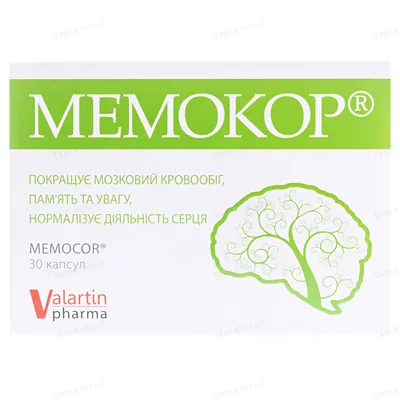 Мемокор капсули №30 (10х3)